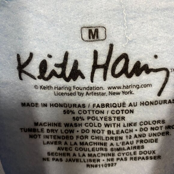 Keith Haring Pisa 89 Tuttomundo Art Demo Hoodie size Medium - Picture 4 of 4